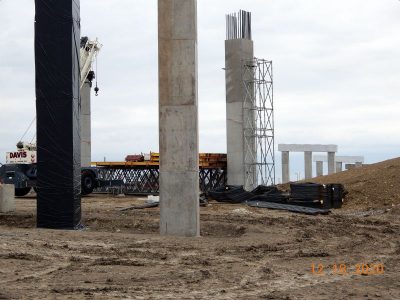 Work on SH 170 at I-35W