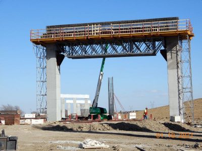 Work on SH 170 at I-35W