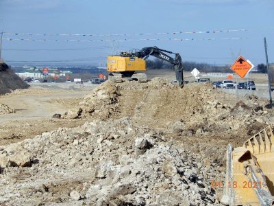 Work on I-35W between SH 170 and Keller Hicks Rd.