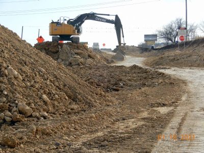 Work on I-35W between SH 170 and Keller Hicks Rd.