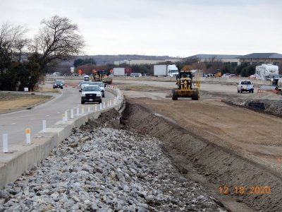 Work on I-35W between Westport Pkwy. and Alliance Blvd.