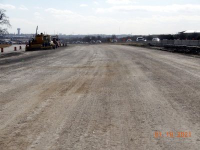 Work on I-35W between Westport Pkwy. and Alliance Blvd.