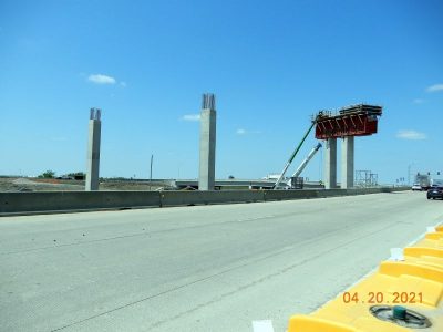 Work on I-35W just south of SH 170