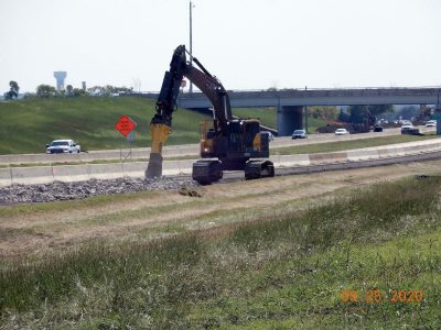 Work on I-35W near Alliance Blvd.