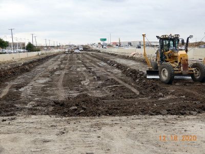 Work on I-35W north of Golden Triangle Blvd.