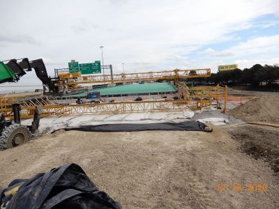 Work on I-820 at Mark IV Pkwy.