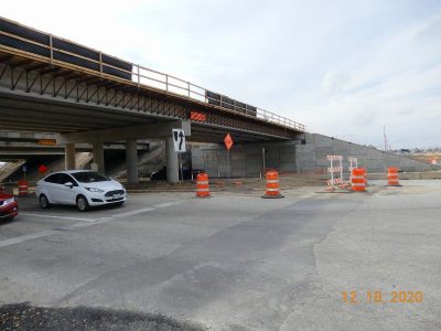 Work on Mark IV Pkwy. at I-820