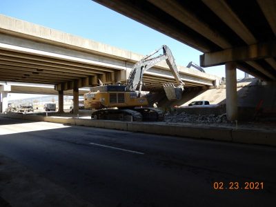 Work on Mark IV Pkwy. at I-35W