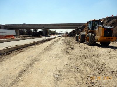 Work on Mark IV Pkwy. at I-820