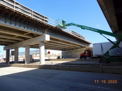 Work on Mark IV Pkwy. at I-820