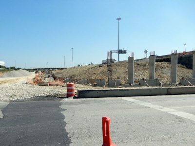 Work on Mark IV Pkwy. at I-820