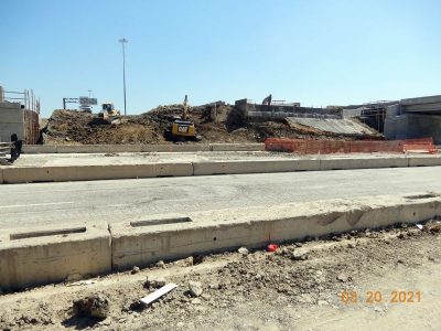 Work on Mark IV Pkwy. at I-820
