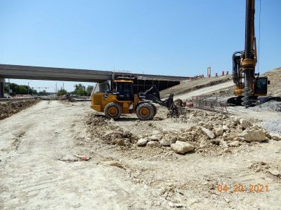 Work on Mark IV Pkwy. at I-820