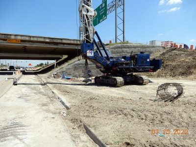 Work on Mark IV Pkwy. at I-820