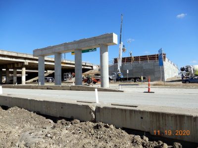 Work on Mark IV Pkwy. at I-820