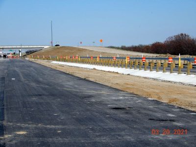 Work on northbound I-35W at Alliance Blvd.