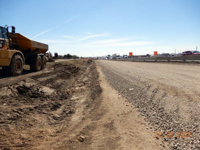 Work on northbound I-35W at Heritage Trace Pkwy.