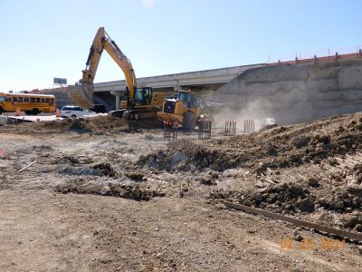 Work on northbound I-35W at Westport Pkwy.