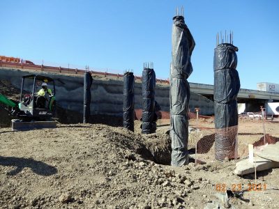 Work on northbound I-35W at Westport Pkwy.