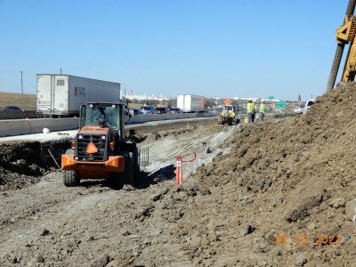 Work on northbound I-35W between SH 170 and Westport Pkwy.
