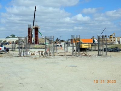 Work on SH 170 at I-35W