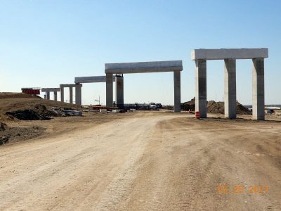 Work on SH 170 at I-35W