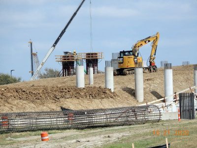 Work on SH 170 at I-35W