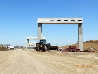 Work on SH 170 at I-35W