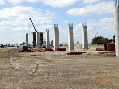 Work on SH 170 at I-35W