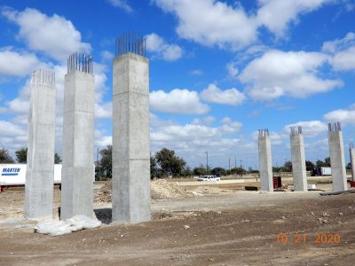 Work on SH 170 at I-35W