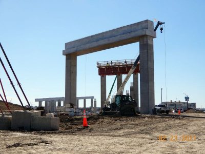 Work on SH 170 at I-35W