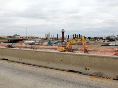 Work on SH 170 at I-35W