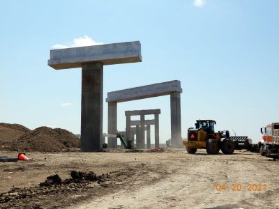 Work on SH 170 near I-35W