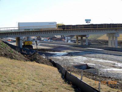 Work on SH 170 near I-35W