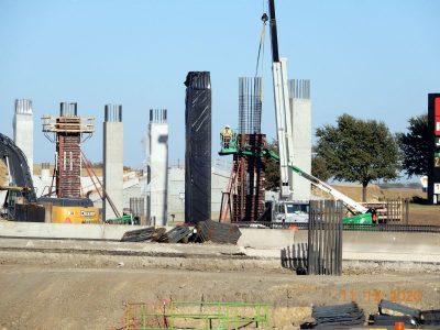 Work on SH 170 near I-35W