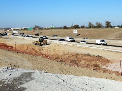Work on SH 170 near I-35W