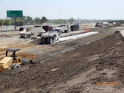 Work on southbound I-35W between Alliance Blvd. and Westport Pkwy.