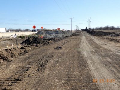 Work on southbound I-35W between SH 170 and Keller Hicks Rd.