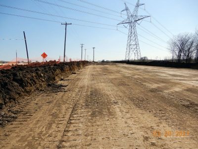 Work on southbound I-35W south of SH 170