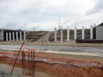 Work on Mark IV Pkwy. at I-820