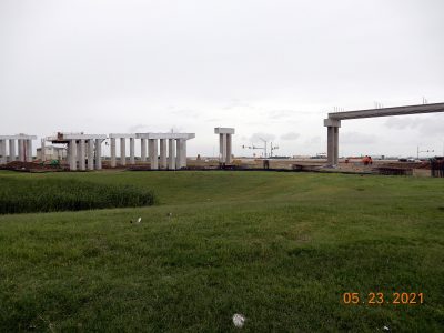 Work at the I-35W/SH 170 interchange