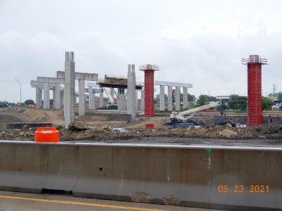 Work at the I-35W/SH 170 interchange