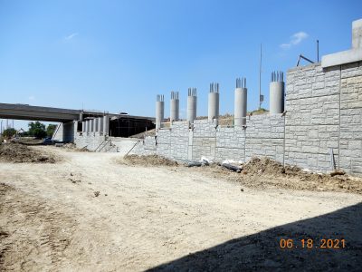 Work on Mark IV Pkwy. at I-820