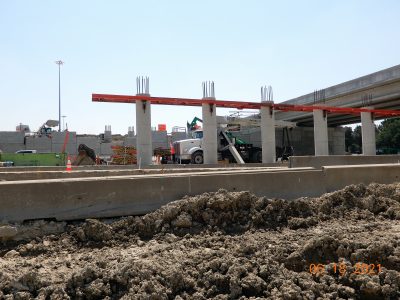 Work on Mark IV Pkwy. at I-820