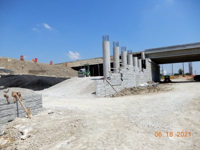 Work on Mark IV Pkwy. at I-820