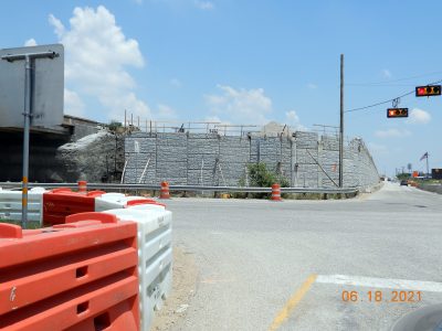 Work on Golden Triangle Blvd. at I-35W
