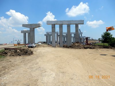 Work at the I-35W/SH 170 interchange