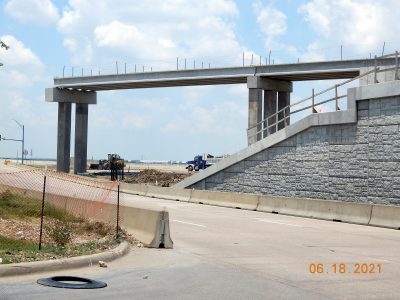 Work at the I-35W/SH 170 interchange