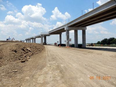 Work on SH 170 near I-35W