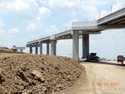 Work on SH 170 near I-35W